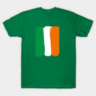 Painted Style Ireland Flag T-Shirt